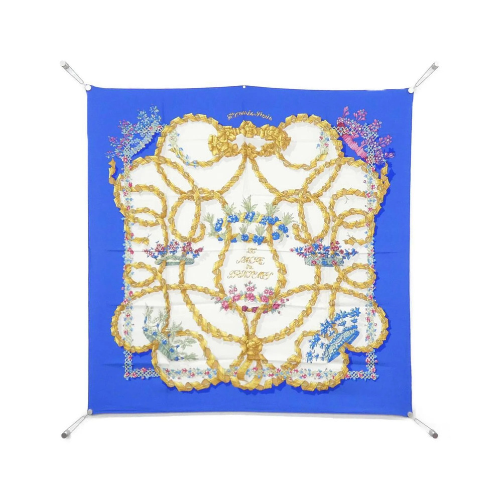 HERMES White Scarf - Picture 1 of 5